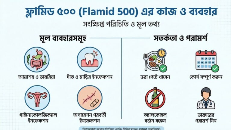 ফ্লামিড ৫০০ (Flamid 500) এর কাজ কি